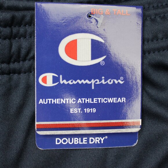 Champion Shorts NWT Mens 5XL XXXXXL Blue Double Dry Drawstring Polyester Gym - Picture 5 of 15